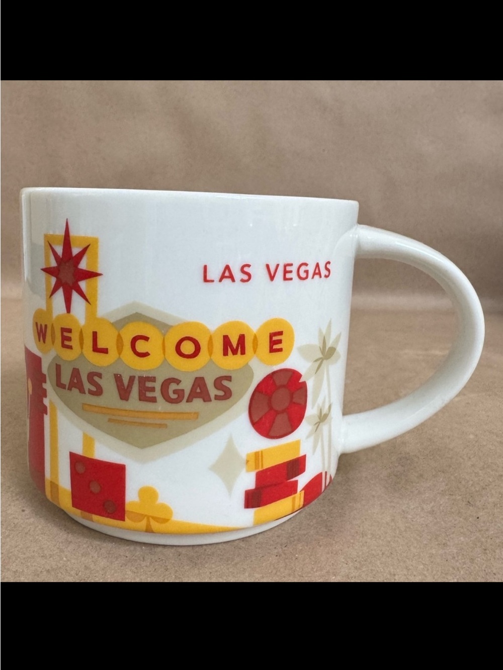 2015 Starbucks Las Vegas You Are Here Collectible Stackable 14oz Mug